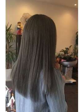 フルール(fleur) 【透け感up♪さらさらアッシュグレージュカラー】