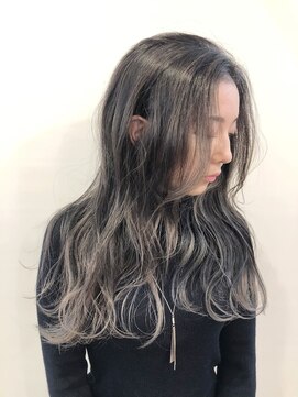 ティンク 横浜(Tink) ♯バレイヤージュ×グレージュ/グレーベージュ