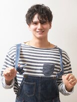 ナンプウ(Nanpu) 《Nanpu 》ツーブロック刈り上げ癖毛風パーマ◎20代30代