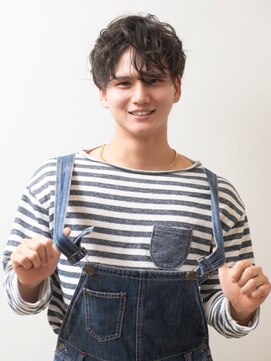 ナンプウ(Nanpu) 《Nanpu 》ツーブロック刈り上げ癖毛風パーマ◎20代30代