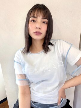 レイラバイアフロート 吉祥寺(Lila by afloat) ぱつっとロブ【アフロート吉祥寺 緒方】