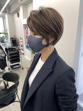 ジルブラン 錦糸町(JIL BLAN) 大人可愛い丸みショート×デザインハイライトオージュアTr！