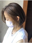 ボブ×インナーカラー