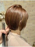 20代.30代.40代/インスタ人気/丸みショート/ショートボブ