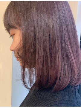 ヌース(NOUS) 【nous】ラベンダーカラー/グレージュ/前髪カット薬院天神今泉