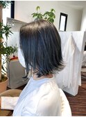 外ハネボブ グレージュ アッシュ