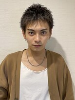 サク 田町芝浦(Sac.)&nbsp;石原和樹　グレーベージュ カーキベージュ 刈り上げなしショート