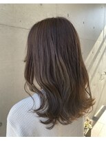 アチーブリス(achieve Liss) 上品お洒落くびれウェーブミディ ナチュラルブラウンベージュ