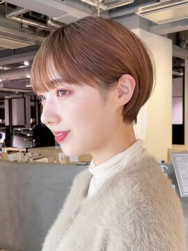 アルバム 渋谷パルコ(ALBUM) マッシュショート_マチルダボブピンクベージュ_49397