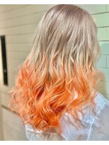 エイト 北千住店(EIGHT)&nbsp;ミルクティーベージュ×マンゴーオレンジ