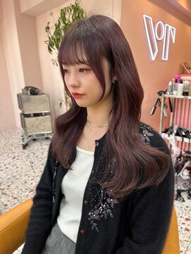 ボタン シブヤ(VOTAN SHIBUYA) 韓国ヘア/くびれヘア/顔まわりカット/姫バング/前髪あり