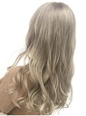 CIERA.大人ラフwave×ハイトーンミルクティーグレージュ