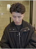 メンズショート×ニュアンスパーマ