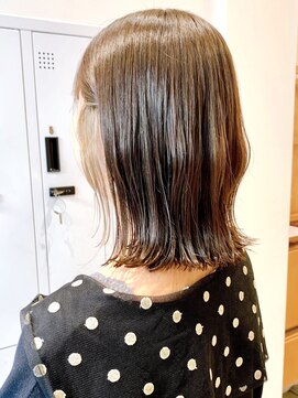 セイドット リー(Say. Ree) say.外ハネボブミディアム韓国フェイスレイヤー原宿イメチェン