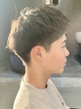 フイ 自由が丘(men's salon Hui) ハイトーンカラー/マッシュパーマ/アースカラー/men's/