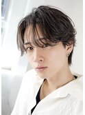 韓国ヘアニュアンスパーマカルマセンターパートコンマヘアウルフ