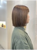 30代40代きれいめボブスタイル◎白髪ぼかしカラー/山下