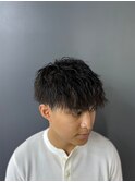 三軒茶屋波巻き/マッシュパーマ/ウルフ/ハイライト<理容室>