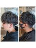 【メンズパーマ】メンズカット+パーマ+スキャルプケア￥10000