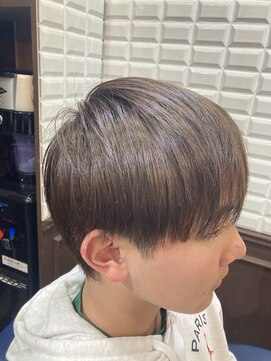 ルピナス 中田(Lupinus) メンズカーキカラーマッシュスタイル