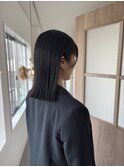 美髪切りっぱなしロブ