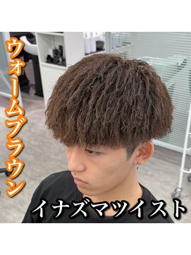 ルースト 心斎橋店(ROOST) マッシュ/イナズマツイスト/ブラウン