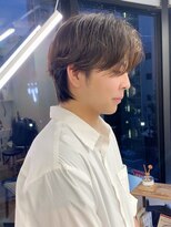 キジ(kiji) センターパートニュアンスパーマ緩めシャドウパーマダウンパーマ