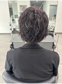 メンズパーマ　ボブ　ジェル　セット