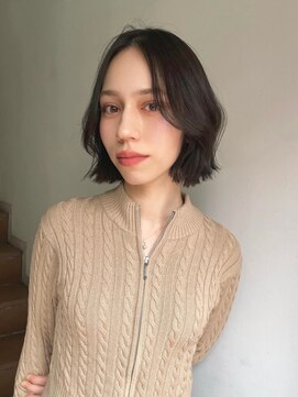 サンク 原宿 表参道(cinq) ダメージレスに透明感を作る、ブリーチなしダブルカラー