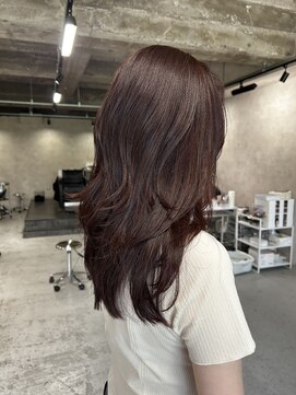 ネアー 新潟(NEER) アプリコットオレンジ/くびれヘア/レイヤーショート［新潟］