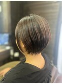 大人ショートボブ