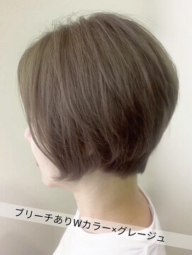 サラジュ 仁川店(SARAJU) 【カラー特化サロン】ブリーチなしダブルカラー×グレージュ