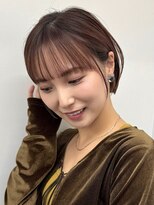 アビー(ABBEY3)&nbsp;シースルミニマルボブショート顔まわり外ハネ切りっぱなし