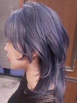 ブロック ジャポン(bloc japon)&nbsp;ソフトウルフ ラベンダーカラー ハッシュカット/久保田