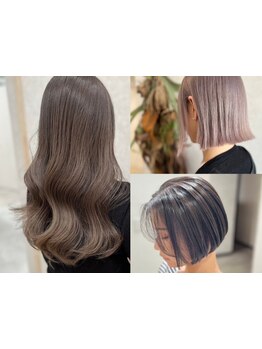 【大垣市/全席個室/髪質改善】《思い通りの色味×うる艶な仕上がり》が同時に叶う─。