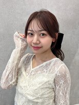 ロンド フィーユ(Lond fille)&nbsp;オリーブグレー髪質改善/黒髪/小顔/くすみベージュ/銀座 ■