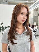 ノエ(noe) ミディアムヘア/デザインカラー/フェイスフレーミング/栄1