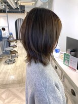 シェノン 赤羽店(CHAINON)&nbsp;大人ガーリー似合わせミディアムレイヤーカットココアグレージュ