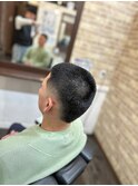 Buzz cut + Burst fede