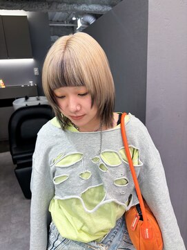 ロテサカエ(Lote.Sakae) デザイン/大人ガーリー/ダークアッシュ/似合わせカット/栄