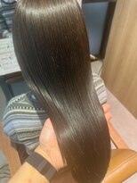 テラスヘア 三条(TERRACEhair) 髪質改善縮毛矯正×ベージュカラー同日施術で叶う春の透明感ヘア