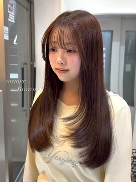 ヘアアンドメイク シークネクスト(HAIR&MAKE SeeK NEXT) ナチュラルブラウン×ロングレイヤー