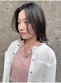 大人可愛い外ハネセミディ