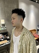 ミリ(milli Produce by ITAKURA) オールバックのハードパーマ