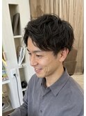 八戸メンズパーマ30代40代ダメージレス