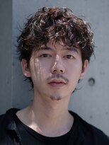 フィフス 大分(fifth)&nbsp;大分ルーズパーマシャドウパーマメンズカットラウンドマッシュ