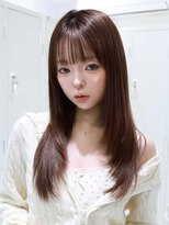 サンド ミュウ 横浜店(sand mieu)&nbsp;結べる◎/レイヤー×前髪×顔周り×ベージュ×髪質改善
