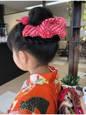 七五三 着付け 日本髪
