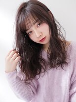 シエル 甲東園店(CIEL)&nbsp;シースルーバング　チョコレートブラウン