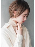 大人可愛い20代30代40代耳掛けハンサム高円寺ひし形ショート